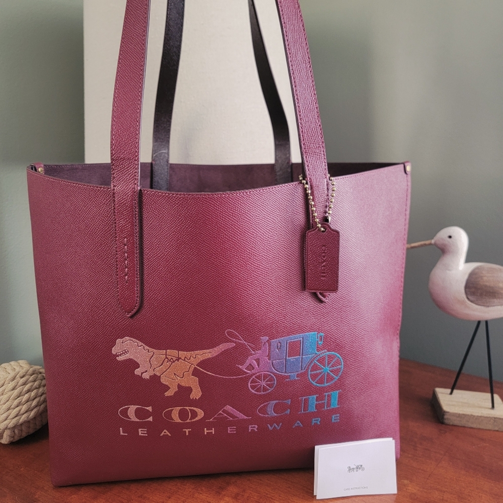Coach 88774 Rexy Carriage Highline Tote Red Leather Bag NWT